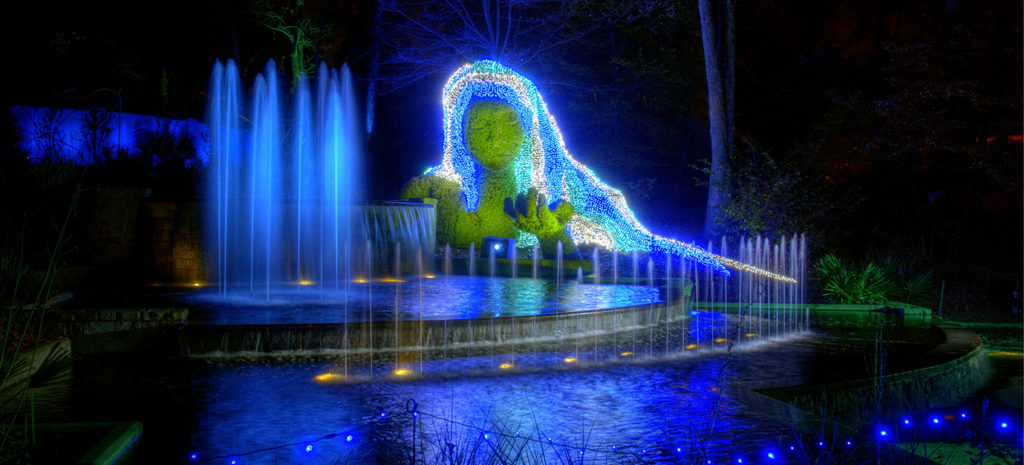 Atlanta Botanical Garden Holiday Nights 2013