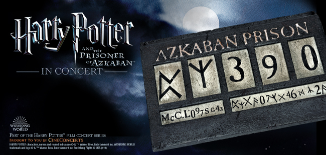 Concert flyer for Harry Potter costumed music experience