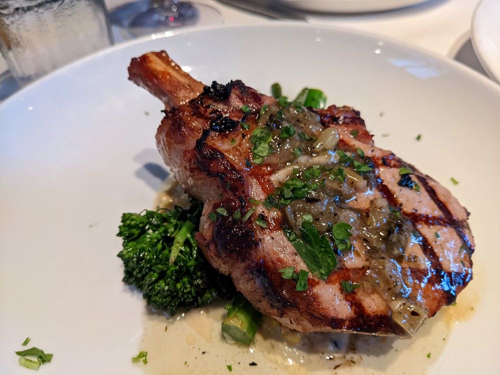 Cozy Food Filled With Magic - Smoky Grilled Porkchop from Yelp
