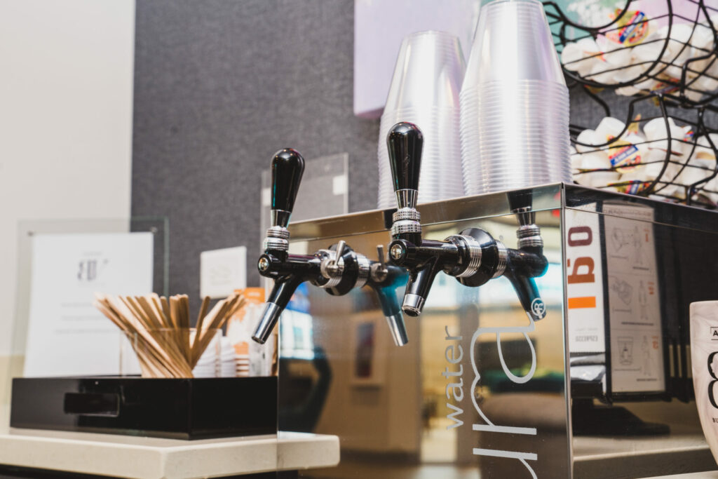 Your Go-To Spot for Connection - Coffee and carbonation lounge with carbonation station